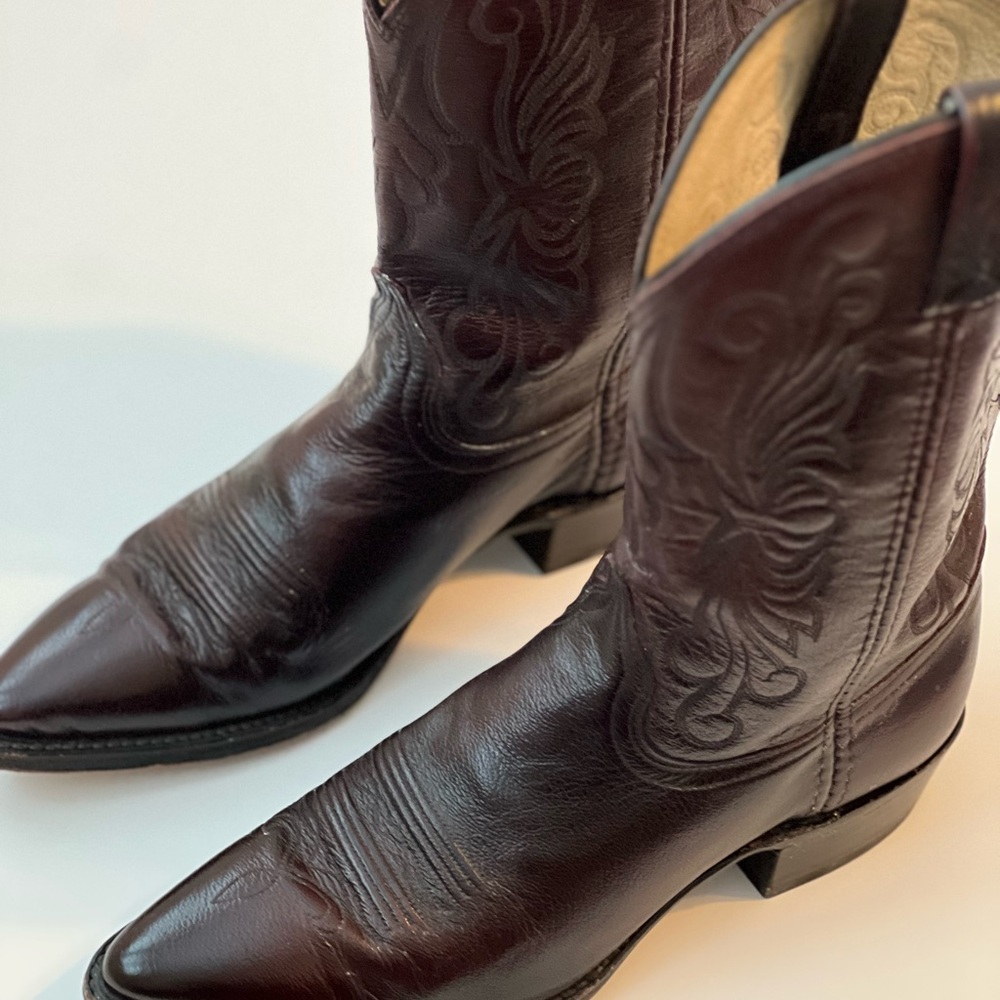 Dan Post Sz 9 M cowboy cowgirl rodeo western horse riding boots #289071 boho